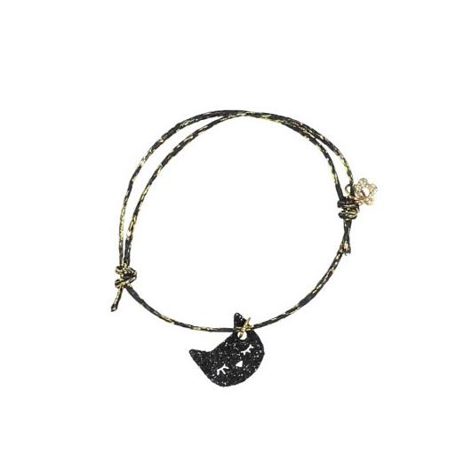 フランス ObiObi paris ブレスレット ねこちゃん 黒猫 Chat noir　小さな贈り物...