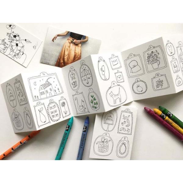 Papillon Papillonnage de l'Avent カラーリング アドベント アコーデ...