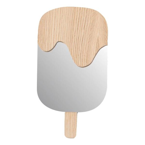 フランス  アイスクリーム ミラー 天然オーク 鏡 ハンドメイド April Eleven インテリ...