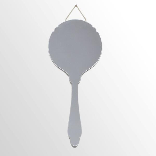 イギリス 壁掛けミラー 'Grace' アクリル製 ハンドメイド アンティーク手鏡スタイル 鏡 ウォ...