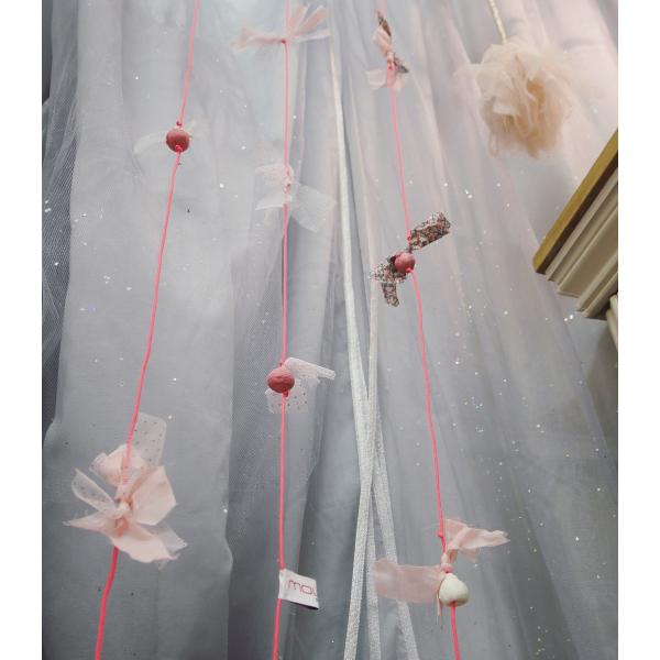 フランス mouche paris インテリア リボン ガーランド チュール  カーテンアクセサリー