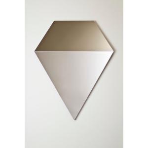 イギリス ウォールミラー PRISM プリズム ブロンズ &amp; シルバー ハンドメイド 3パターン ミ...