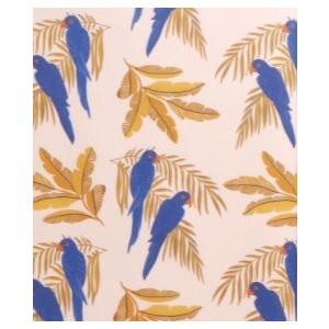 フランス SEASONPAPER ラッピング ペーパー Parrots オウム 包装紙 ギフト デザ...