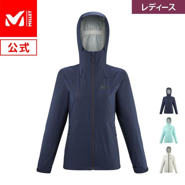 レインウェア レディース ジャケット 防水 アウター 登山 ミレー(Millet) フィッツ ロイ ...