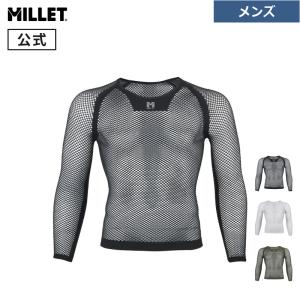 ミレー Millet ドライナミック メッシュ 3/4 スリーブ クルー DRYNAMIC MESH MIV01356 アンダーウェア  メンズ｜millet-online