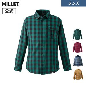 MILLET（ミレー） メンズ トレッキング 長袖シャツ THERMO CHECK SHIRT
