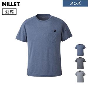 アウトレット公式 ミレー Millet ヘザー メッシュ クルー ショート スリーブ HEATHER MESH MIV01767