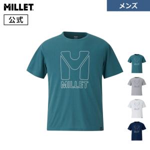 アウトレット公式 ミレー Millet ビッグ モノロゴ ショートスリーブ Tシャツ MIV03191 ユニセックス 半袖｜ミレー公式アウトレットYahoo!店