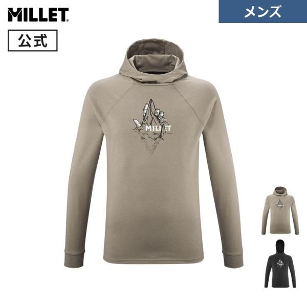 アウトレット公式 アウトレット ミレー Millet ミレー プリント フーディ MIV9961