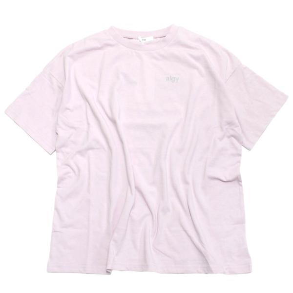 セール 「50%OFF」 半袖Tシャツ &quot;アルジー&quot; ハートロゴビッグT ピンク(PK)