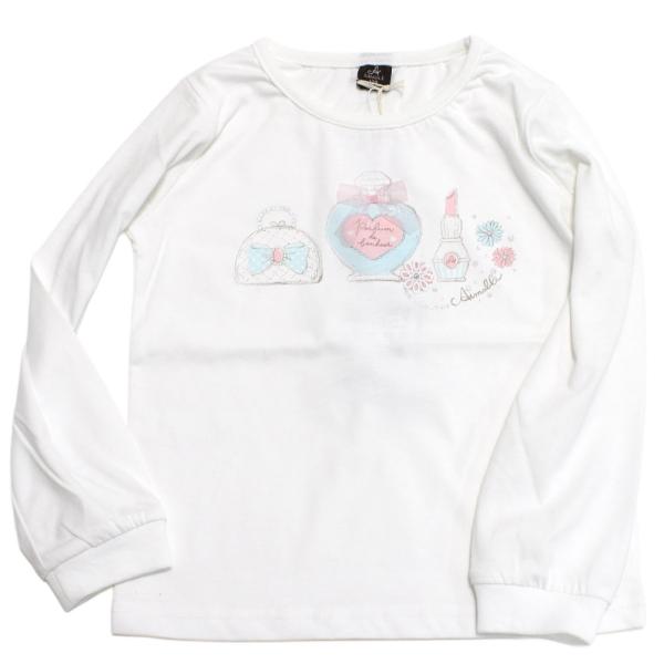 長袖Tシャツ "子ども服 ジュニア服 エマーブル AIMABLE ガーリー" コスメ長袖Tシャツ ア...