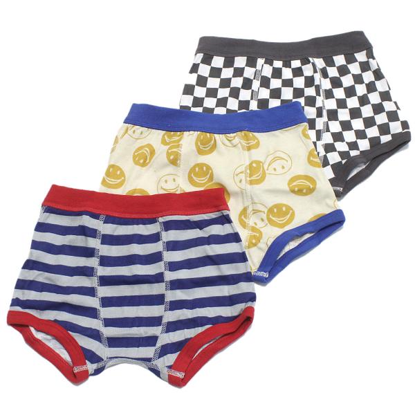 セール 「40%OFF」 アンダーウエアー "アンパサンド" 総柄 3Pパンツ  ブルー(BL)