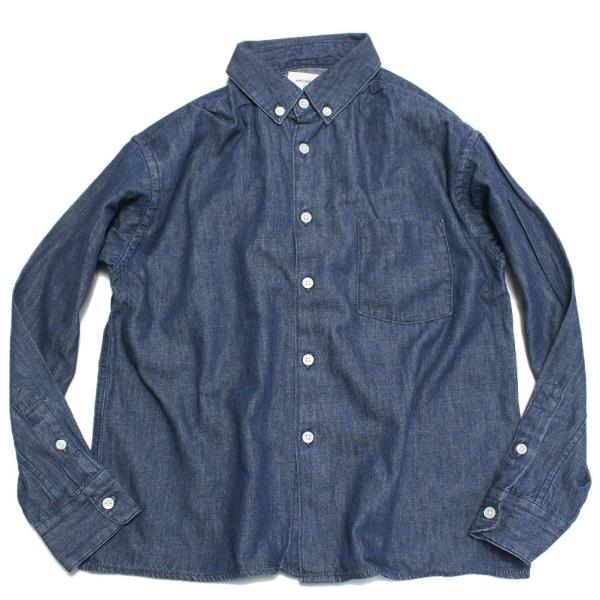 セール 「50%OFF」 シャツ・ブラウス &quot;アーチ＆ライン&quot; OG LIGHT DENIMボタンダ...
