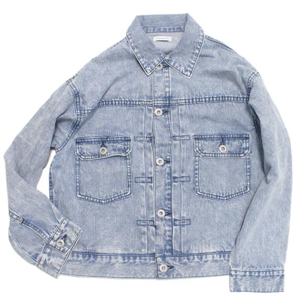 セール 「50%OFF」 アウター &quot;アーチ＆ライン&quot; OG DENIM ジャケット サックス(61...