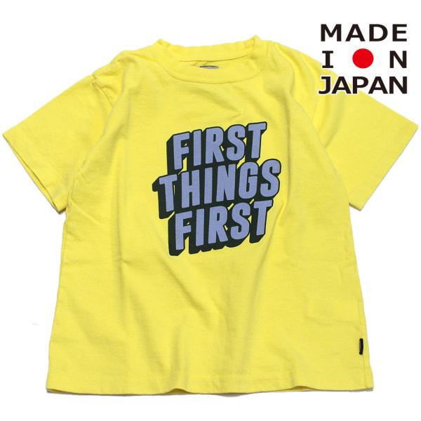 セール 「50%OFF」 半袖Tシャツ &quot;アーチ＆ライン&quot; USA CO FIRST Tシャツ イエ...