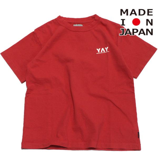 セール 「50%OFF」 半袖Tシャツ &quot;アーチ＆ライン&quot; USA CO YAY Tシャツ レッド(...