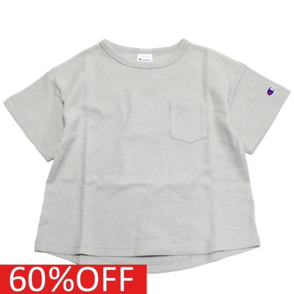 セール 「50%OFF」 半袖Tシャツ &quot;チャンピオン&quot; 子供服 ショートスリーブ ポケットTシャツ...