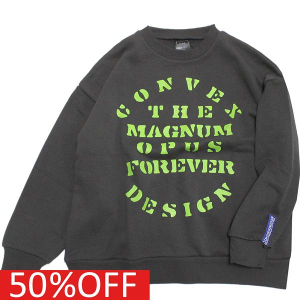 セール 「50%OFF」 トレーナー・ニット &quot;コンベックス　CONVEX&quot; 子供服 アーチロゴ/B...