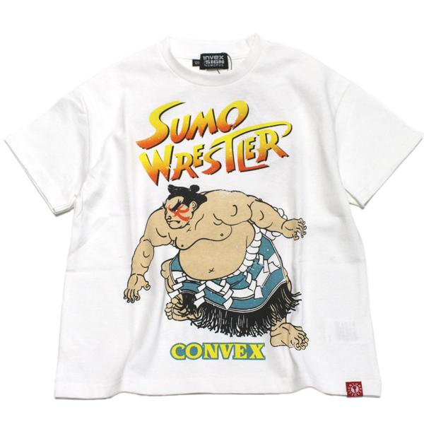 セール 「50%OFF」 半袖Tシャツ &quot;コンベックス　CONVEX&quot; SUMOレスラー WIDE-...