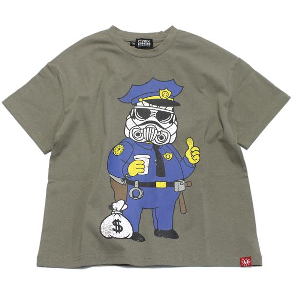 セール 「50%OFF」 半袖Tシャツ &quot;コンベックス　CONVEX&quot; ポリス WIDE-T ベージ...