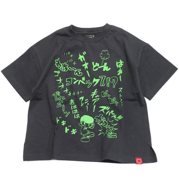 セール 「50%OFF」 半袖Tシャツ &quot;コンベックス　CONVEX&quot; オノマトペWIDE-T チャ...