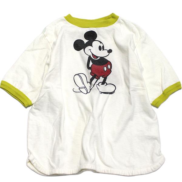セール 「50%OFF」 半袖Tシャツ "DD×ミッキー" ビンテージテンジク MICKEY ラクガ...