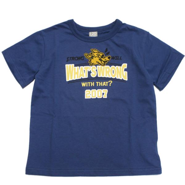 セール 「50%OFF」 半袖Tシャツ &quot;ディラッシュ&quot; WATS WRONG Tシャツ ネイビー(...