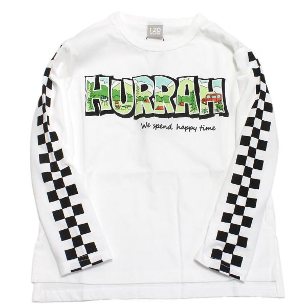 セール 「50%OFF」 長袖Tシャツ &quot;ディラッシュ&quot; チェッカー天竺長袖Tシャツ オフホワイト(...