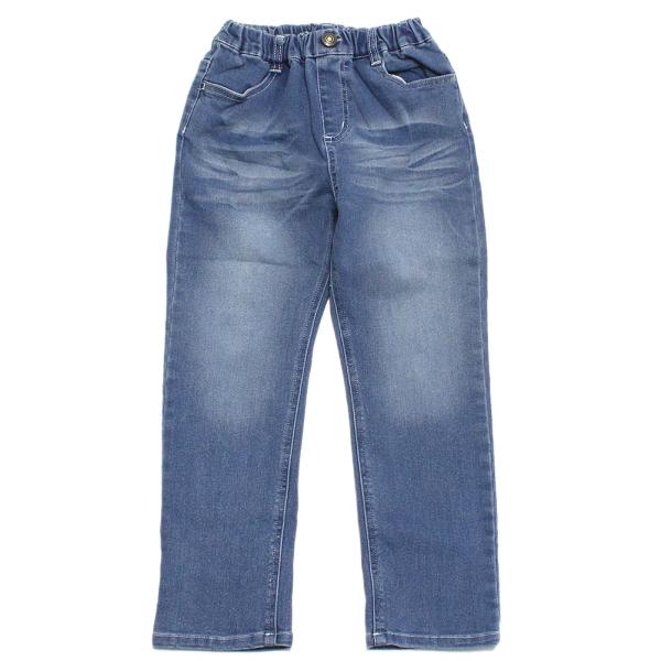 セール 「50%OFF」 ロングパンツ &quot;ディラッシュ&quot; ストレートストレッチデニムパンツ ブルー(...