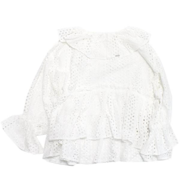 セール 「50%OFF」 シャツ・ブラウス &quot;フィス&quot; カットワークレーススモック 1W白