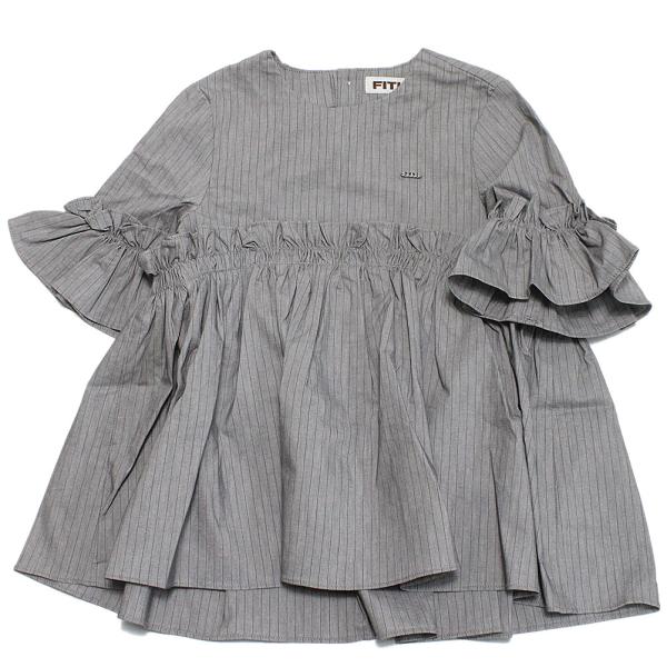 セール 「50%OFF」 シャツ・ブラウス &quot;フィス&quot; バックラッシュリネン フリルブラウス 3GR...