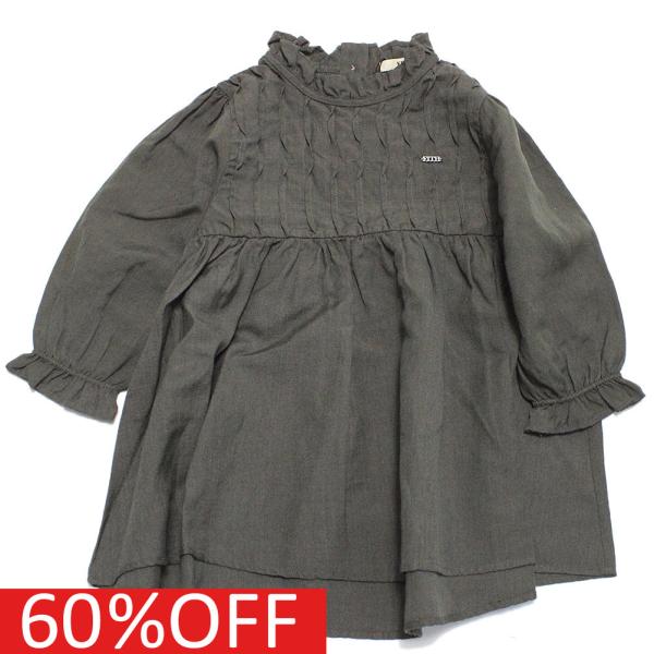 セール 「50%OFF」 シャツ・ブラウス &quot;フィス&quot; 子供服 リネンワッシャー ピンタック ７ブソ...