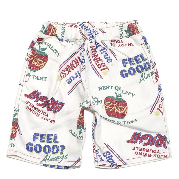 セール 「50%OFF」 ハーフパンツ &quot;エフオーキッズ&quot; シェフショーツ オフホワイト(OW)
