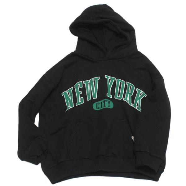 セール 「50%OFF」 パーカー "エフオーキッズ" カレッジロゴパーカー ブラック(BK)