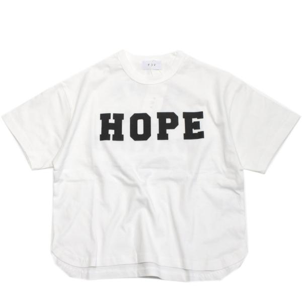 セール 「50%OFF」 半袖Tシャツ &quot;フォブ&quot; HOPE 6分袖 Tシャツ ホワイト(WH)