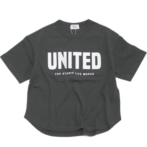 セール 「50%OFF」 半袖Tシャツ &quot;フォブ&quot; UNITED 6分袖Tシャツ チャコール(CG)