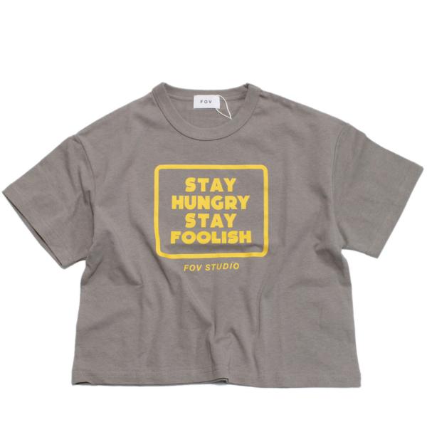 セール 「50%OFF」 半袖Tシャツ &quot;フォブ&quot; STAY HUNGRY Tシャツ アッシュグレー...