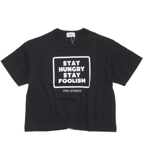 セール 「50%OFF」 半袖Tシャツ &quot;フォブ&quot; STAY HUNGRY Tシャツ ブラック(BK...