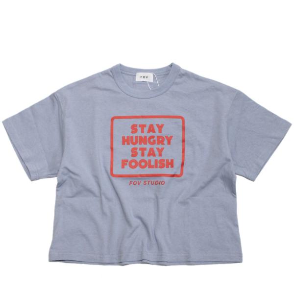 セール 「50%OFF」 半袖Tシャツ &quot;フォブ&quot; STAY HUNGRY Tシャツ サックス(SA...