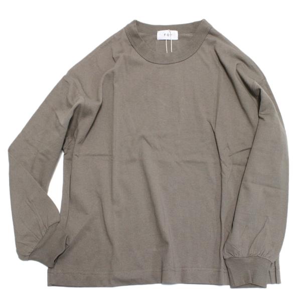 セール 「50%OFF」 長袖Tシャツ &quot;フォブ&quot; PLAIN ビッグ L/S Tシャツ アッシュグ...