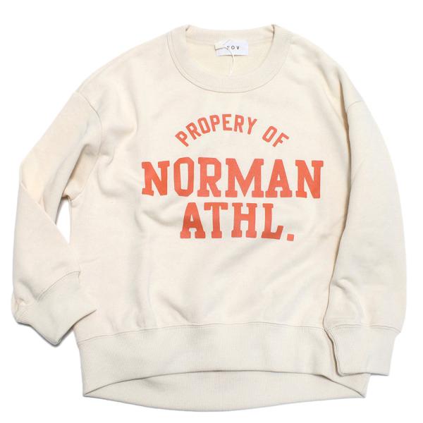 セール 「50%OFF」 トレーナー・ニット &quot;フォブ&quot; NORMAN ビッグトレーナー アイボリー...