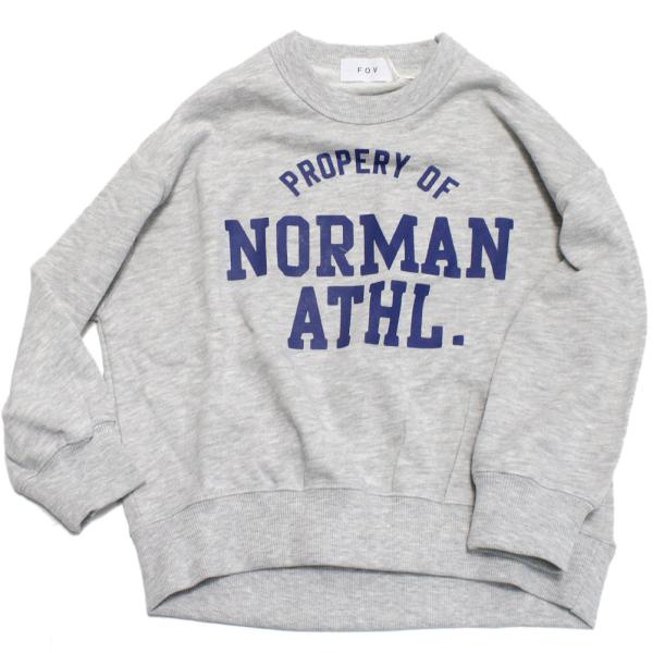 セール 「50%OFF」 トレーナー・ニット &quot;フォブ&quot; NORMAN ビッグトレーナー 杢グレー(...