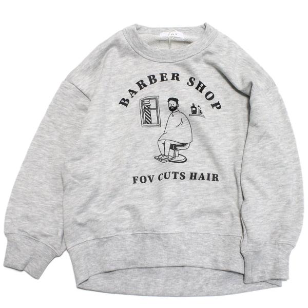 セール 「50%OFF」 トレーナー・ニット &quot;フォブ&quot; BARBER ビッグトレーナー 杢グレー(...