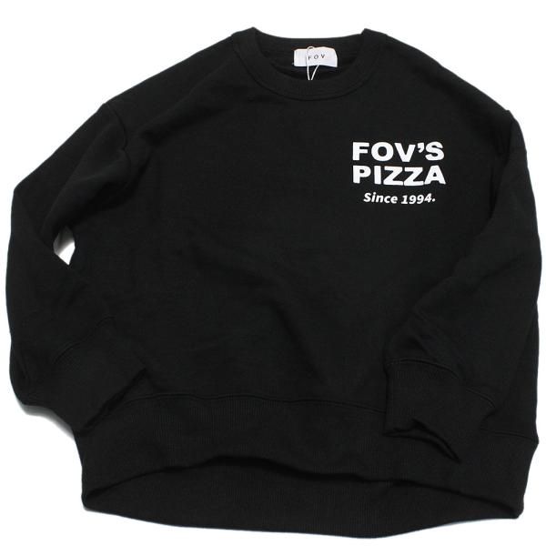 セール 「50%OFF」 トレーナー・ニット &quot;フォブ&quot; PIZZA ビッグトレーナー ブラック(B...