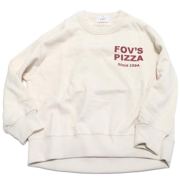 セール 「50%OFF」 トレーナー・ニット &quot;フォブ&quot; PIZZA ビッグトレーナー アイボリー(...