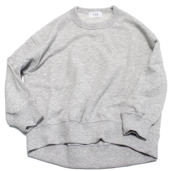 セール 「50%OFF」 トレーナー・ニット &quot;フォブ&quot; PLAIN ビッグトレーナー 杢グレー(T...