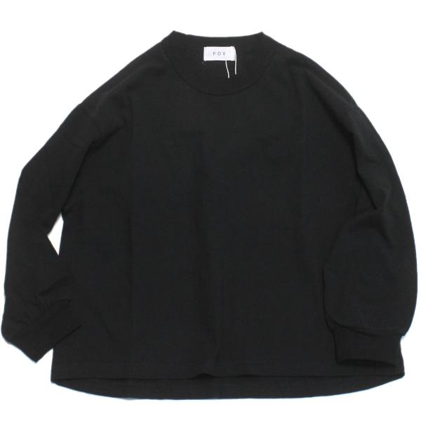 長袖Tシャツ &quot;フォブ&quot; PLAIN L/S Tシャツ ブラック(BK)