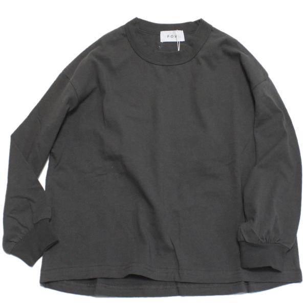 長袖Tシャツ &quot;フォブ&quot; PLAIN L/S Tシャツ チャコール(CG)