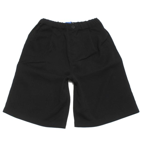 セール 「50%OFF」 ハーフパンツ &quot;GLAZOS グラソス&quot; パナマ風タックハーフパンツ クロ...
