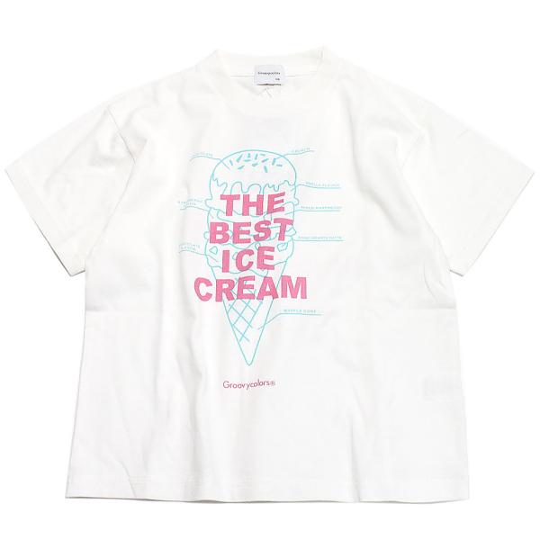 半袖Tシャツ &quot;グルーヴィーカラーズ グルービーカラーズ&quot; 子供服 テンジク ICE CREAM T...